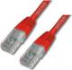 Mcab RJ-45/RJ-45, kat.6, S/FTP, czerwony, 5m (3208) Darmowy odbiór w 26 miastach!