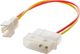Kabel zasilający Akyga Kabel zasilający Akyga AK-CA-36 ( MOLEX / 3pin 5v F-M PVC 0,15m ) - AK-CA-36 Darmowy odbiór w 26 miastach!