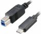 Kabel USB Akasa USB 3.1 C / USB B, 1m (CBUB28-10BK) Darmowy odbiór w 26 miastach!