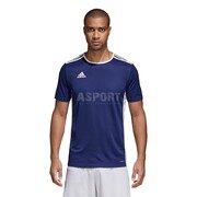 Koszulka piłkarska, do gry w piłkę nożną, sportowa ENTRADA18 JUNIOR navy Adidas Adidas