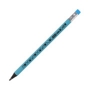 Ołówek trójkątny JUMBO z gumką niebieski pastelowy Easy EASY