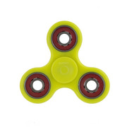 Fidget spinner plastikowy, zabawka obrotowa, zręcznościowa żółty