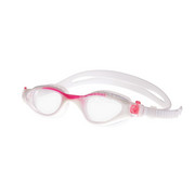 Okulary pływackie dziecięce anti-fog, UV PALIA biało-różowe Spokey Spokey