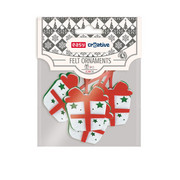 Ozdoba z filcu z zawieszką PREZENT 3szt Easy EASY