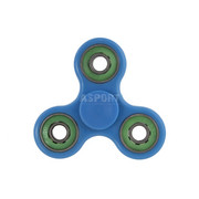 Fidget spinner plastikowy, zabawka obrotowa, zręcznościowa niebieski