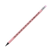 Ołówek trójkątny z gumką różowy pastelowy Easy EASY
