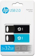 HP Pendrive 32GB USB 2.0 TWINPACK HPFD212-32-TWIN SGPNY2G32HPFD21