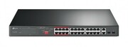 TP-LINK Przełącznik niezarządzalny SL1226P 24xFE PoE+ 2xGb NUTPLSW24000001