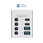 LogiLink Hub 4xUSB3.2 Gen1 z przełącznikiem on/off NULLIUS4PUA0446