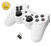 Gamepad bezprzewodowy Esperanza GLADIATOR EGG108W (PC, PS3 kolor biały)