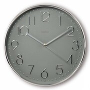Hama Zegar ścienny 30cm Corsica Srebrno-szary QUHAMZE00185874