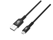 TB Kabel USB-Micro USB 1m silikonowy czarny Quick Charge AKTBXKU2MISI10B