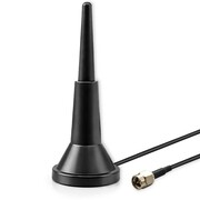 Qoltec Antena 4G LTE z podstawą magnetyczną | 5dBi | wewnętrzna | dookólna | 600-2700 MHz | SMA | 3m NUQOLANTW057058