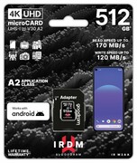 GOODRAM Karta pamięci microSD IRDM 512GB UHS-I U3 A2 + adapter SFGODMD512M2AA0