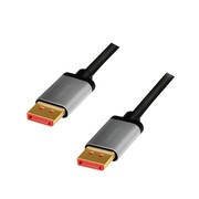 LogiLink Kabel DisplayPort 8K/60 Hz,DP/M do DP/M aluminium 3m AKLLIVDMCDA0106