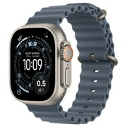 Apple Watch Ultra 3 GPS + Cellular Koperta 49 mm z tytanu w kolorze naturalnym Pasek Ocean w kolorze marynarskiego granatu ATAPPZASU3MEWH4