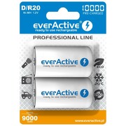 everActive Akumulatorki R20/D NI-MH 10000 mAh 2 szt. ready to use AZEACUA20000001