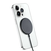 CRONG MagSpot Wireless Charger Aluminiowa ładowarka indukcyjna MagSafe 15W Grafitowa AZCOGLIMS15WGRP