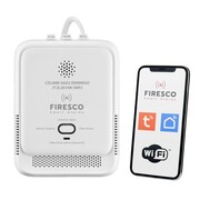 Firesco Czujnik gazu ziemnego JT-ZL2010W z funkcją komunikacji Tuya / Smart Life, czujnik gazu z wbudowanym modułem łącznosci WiFi,czujnik gazu ziemn MOFRESNJTZ2010W
