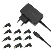 Qoltec Uniwersalny zasilacz sieciowy 65W | 10 wtyczek AZQOLNZ00052414