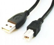 Gembird Kabel USB 2.0 typu AB AM-BM 1.8m czarny AKGEM001002