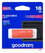 GOODRAM Pendrive UME3 16GB USB 3.0 Pomarańczowy SGGOD3G16UME3O0