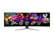 MSI Monitor MPG 491CQPX QD-OLED LED/QD-LED/Zakrzywiony/240Hz/49 cali/Czarny UPMSI049XSMC000