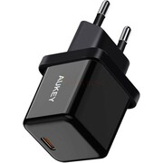 AUKEY PA-F5 OEM Black Mini ładowarka sieciowa 1xUSB-C 20W PD Power Delivery AZAUKULPAF5OEMB