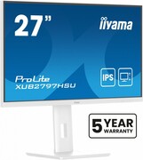 IIYAMA Monitor 27 cali XUB2797HSU-W2 IPS,FHD,HAS,300cd,(5y) UPIIY027XS97HW2