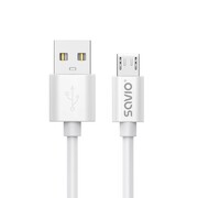 Savio Kabel USB- A - micro USB, 2A, 3m, CL-167 AKSAOTUSAVCL167