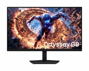 Samsung Monitor 32 cale Odyssey G80HS IPS 6144x3456 6K 16:9 2xHDMI 1xDP 2xUSB 3.2 1ms 330/165Hz HAS+PIV płaski 2Yd2d (LS32HG802ESXEN) UPSAM032XSHG802