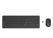 HP Klawiatura z myszą HP 330 Bezprzewodowa Czarna UKHPXRZSB00001C