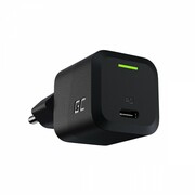 Green Cell Ładowarka GC PowerGaN 33W PD 3.0 QC 3.0 USB-C czarna AZGCETL00000019