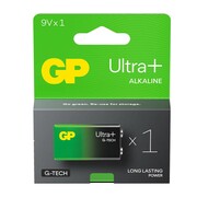 GP Battery Bateria alkaliczna 6LR61 9V GP ULTRA+ 1 szt. AZGPBUB90000001