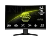MSI Monitor 23.6 cala MAG 244C LED/FHD/Curved/180Hz/czarny UPMSI023XSMC000