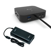i-tec Stacja dokującą USB-C Dual Display Docking Station Power Delivery 100 W + i-tec Universal Charger 100 W AYITCS000000038