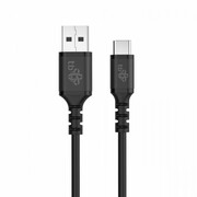 TB Kabel USB-USB C 50 cm silikonowy czarny AKTBXKUCMISI05B