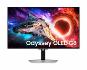 Samsung Monitor 32 cale Odyssey G80SH OLED 3840x2160 UHD 16:9 2xHDMI 1xDP 2xUSB 3.2 1xUSB-C 90W 0,03ms 240Hz HAS+PIV płaski 2Yd2d (LS32HG800SUXEN) UPSAM032XSHG800