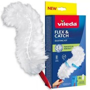 Vileda Miotełka do kurzu z krótką rączką + 2 wkłady Flex & Catch AHVILD179432000