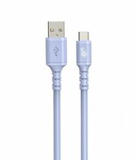 TB Kabel USB-USB C 1m silikonowy fioletowy AKTBXKUCMISI10F