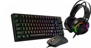 YENKEE Zestaw Gaiming Premium YGS 03 3w1 klawiatura, mysz, słuchawki UKYENRZGPYGS03E