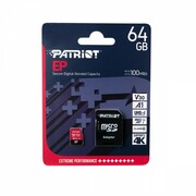 Patriot Karta microSDXC 64GB V30 SFPATMDG64SDXC2