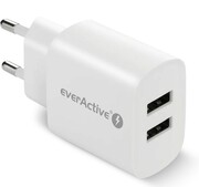everActive Ładowarka sieciowa 2X USB 2,4A 12W Biała AZEACLS00000014