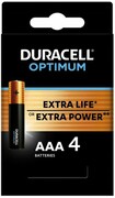 Duracell Baterie Optimum AAA LR3 blister 4 sztuki AZDURUB3OPLR301