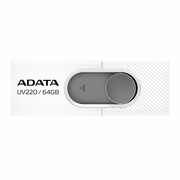 Adata Pendrive UV220 64GB USB2.0 Biało-szary SGADA2G64UV220W