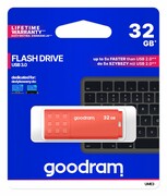 GOODRAM Pendrive UME3 32GB USB 3.0 Pomarańczowy SGGOD3G32UME3O0