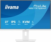 IIYAMA Monitor 27 cali XB2797QSNP-W1 IPS,QHD,USB-c Dock 96W,HDMI, 350cd,1ms, DP, DisplayPort x1 (Daisy Chain MST max. 2560 x1440), USB HUB x4, RJ45 UPIIY027XSP97W1