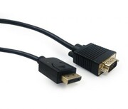 Gembird Kabel DisplayPort VGA 1.8m czarny AKGEMKVDPDVI004