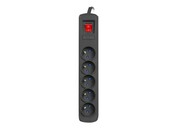 Armac Listwa zasilająca R5 1.5m 5x230V PL 10A Czarna ALARAPA00000013
