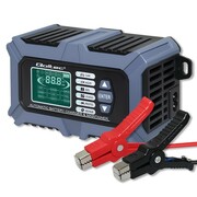 Qoltec Inteligentna mikroprocesorowa ładowarka z testerem baterii i funkcją naprawy 12V | 6A | LCD | Prostownik do akumulatora AGM LiFePO4 GEL AZQOLUAY0052488